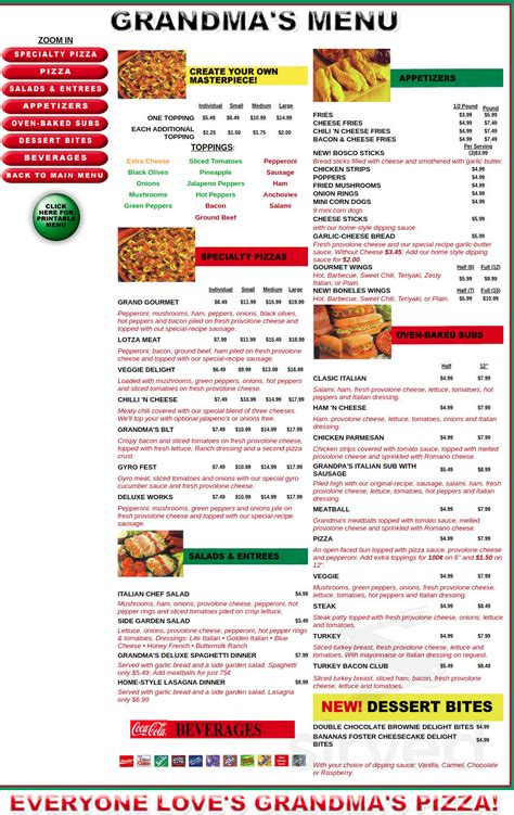 Grandma's Pizza & Pasta